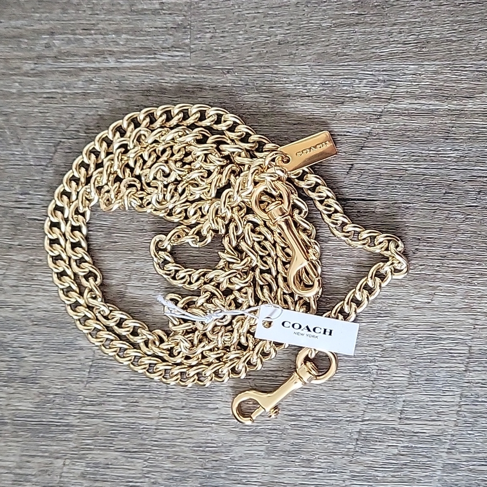 Coach Gold Chain Accessory